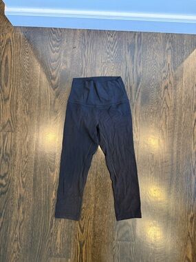 lululemon athletica Align Black High-Waist Capri Leggings Crop